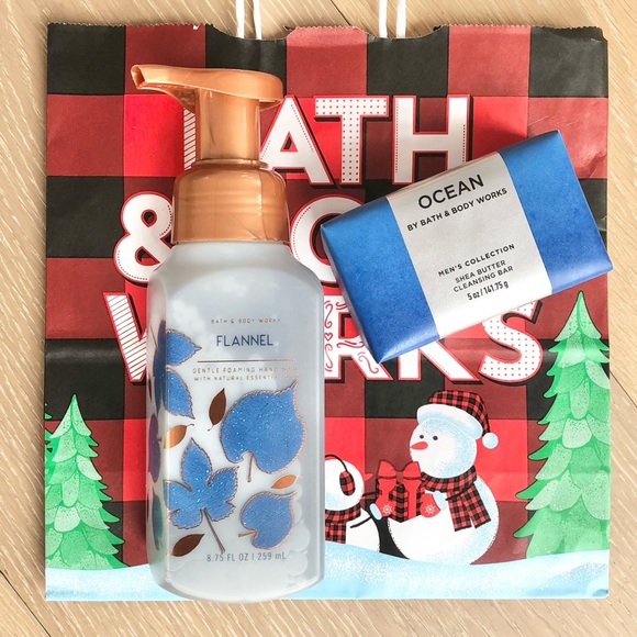 ⭐️Bath & Body Works⭐️Flannel Gentle Foaming Hand Soap Ocean Shea Butter Bar Soap - Picture 10 of 10